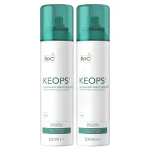 Acheter RoC Keops Déodorant Spray Fraicheur 48h 2x100ml à PARIS