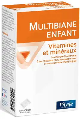 Pileje Multibiane Enfant Vitamines Et Minéraux 20 Sachets à POISY