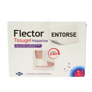 Flector Tissugel Heparine 1 G/40 000 Ui Pour 100 G, Emplâtre Médicamenteux