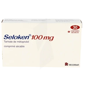 Seloken 100 Mg, Comprimé Sécable