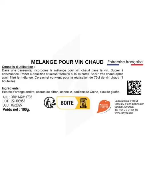 Santane Mélange Vin Chaud Tradition B/50g