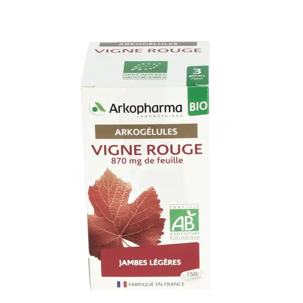 Arkogélules Vigne Rouge Bio Gélules Fl/150