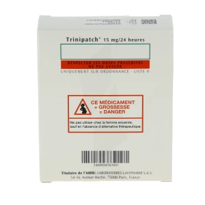 Trinipatch 15 Mg/24 Heures, Dispositif Transdermique (67,2 Mg / 21 Cm²)