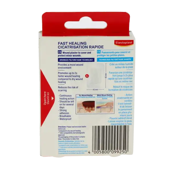 Elastoplast Gel Pansements Cicatrisant Rapide Gm B/8