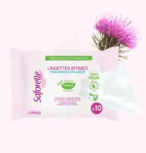 Acheter Saforelle Lingette Intime Biodégradable Sachet/10 à NANTERRE