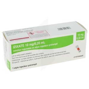 Izixate 10 Mg/0,20 Ml, Solution Injectable En Stylo Injecteur Prérempli