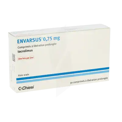 Envarsus 0,75 Mg, Comprimé à Libération Prolongée à CHAMPAGNOLE