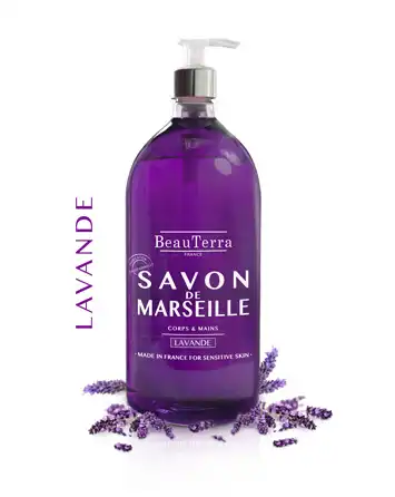 Beauterra - Savon De Marseille Liquide - Lavande 300ml