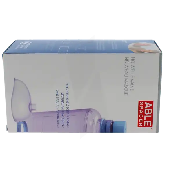 Able Spacer 2 Chambre Inhalation Avec Masque Pour Adulte Et +6 Ans