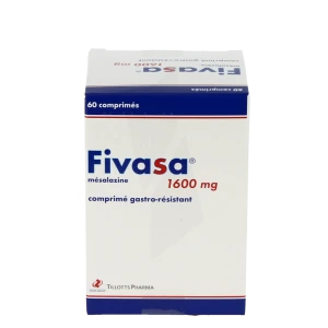 Fivasa 1600 Mg, Comprimé Gastro-résistant