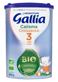 Gallia Calisma Croissance Bio Lait En Poudre B/800g à Le Teich