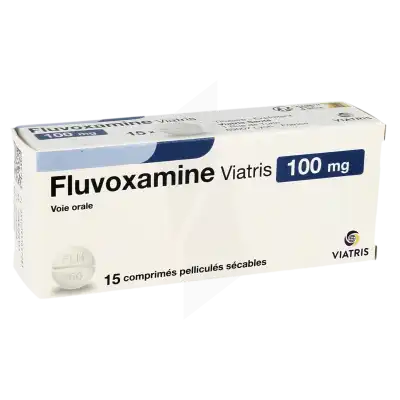 Fluvoxamine Viatris 100 Mg, Comprimé Pelliculé Sécable à COLLONGES-SOUS-SALEVE