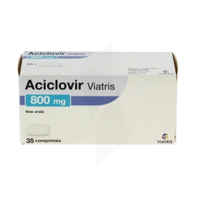 Aciclovir Viatris 800 Mg, Comprimé