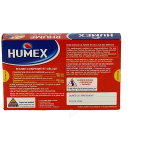 Humex Rhume Comprimés Et Gélules Plq/16