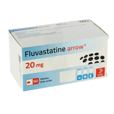 Fluvastatine Arrow 20 Mg, Gélule à POITIERS