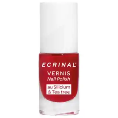 Ecrinal Vernis à Ongles Silicium & Tea Tree Rouge Passion Fl/5ml à Vétraz-Monthoux