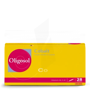 Cobalt Oligosol, Solution Buvable En Ampoule