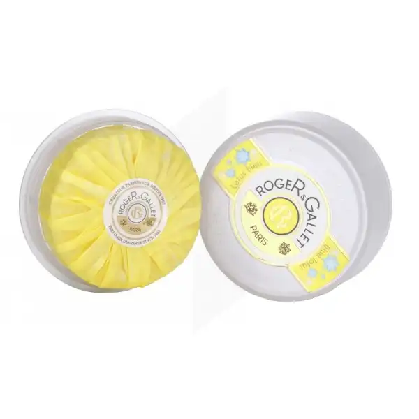 Roger & Gallet Savon Frais Parfumé Lotus Bleu Boîte Voyage