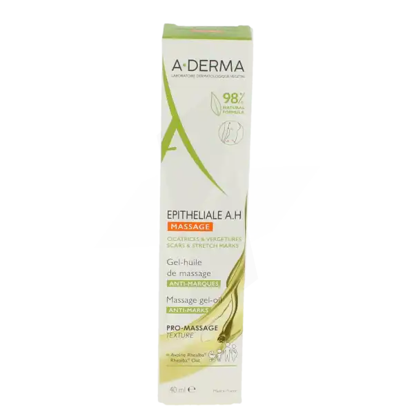 Aderma Epitheliale Ah Massage Gel Huile T/40ml