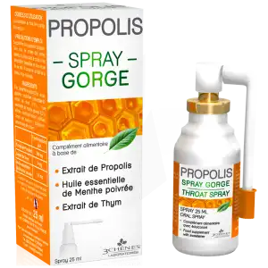 3 Chenes Propolis Spray Gorge Fl/25ml à SAINT ORENS DE GAMEVILLE