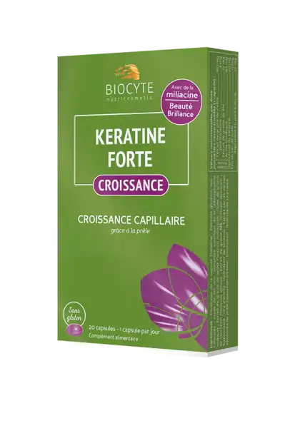 Biocyte Kératine Forte Croissance Caps B/20