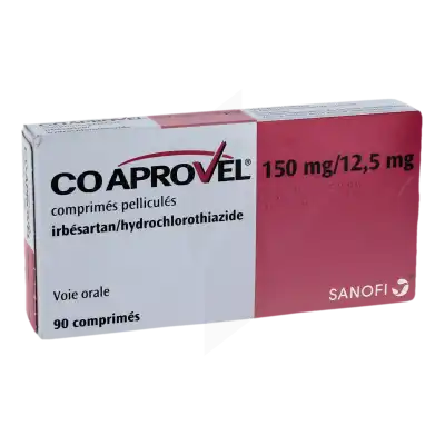 Coaprovel 150 Mg/12,5 Mg, Comprimé Pelliculé à CANALS