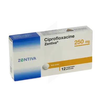 Ciprofloxacine Zentiva 250 Mg, Comprimé Pelliculé à Eysines