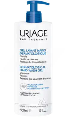 Uriage Gel Lavant Mains Dermatologique Fl Pompe/500ml à FONTENAY-TRESIGNY