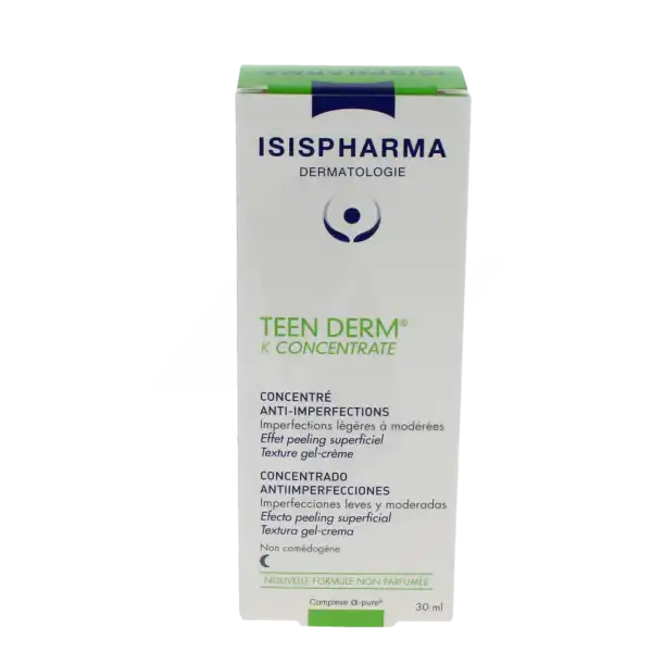 Teen Derm K Concentrate Gel Crème Concentré Anti-imperfections T/30ml