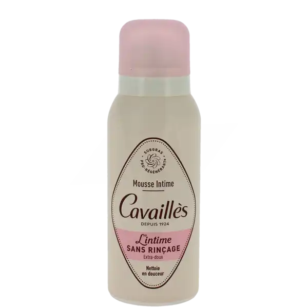 Cavailles Mousse Intime Sans Rinçage Extra Doux Fl/100ml