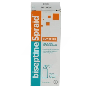 Biseptinespraid, Solution Pour Application Cutanée