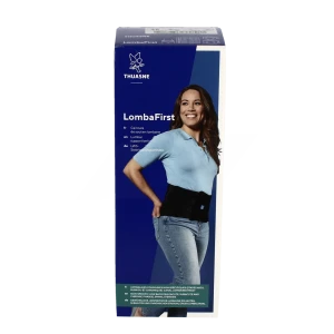 Lombafirst Ceinture Lombaire Noir H21cm T2