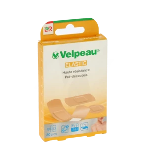 Velpeau Sensitive Pansement Prédécoupé Haute Résistance B/30