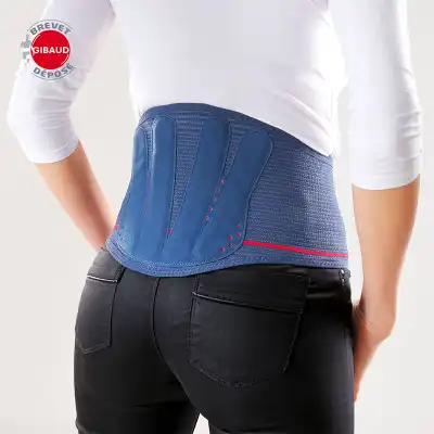 Gibaud - Lombogib Underwear - Ceinture De Soutien Lombaire - Bleu- Taille 3 - Hauteur 21cm à VILLEMUR SUR TARN