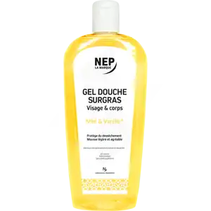 Nepenthes Gel Douche Surgras Miel/vanille 2*500ml