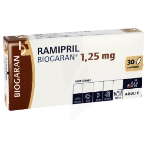 Ramipril Biogaran 1,25 Mg, Comprimé