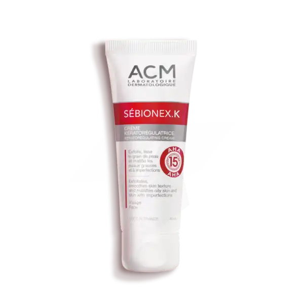 Acm Sébionex K Crème Kératorégulatrice T/40ml