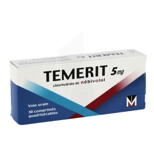 Temerit 5 Mg, Comprimé Quadrisécable