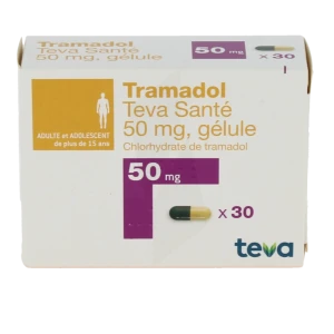 Tramadol Teva Sante 50 Mg, Gélule