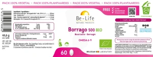 Be-life Borrago 500 Bio Caps B/60