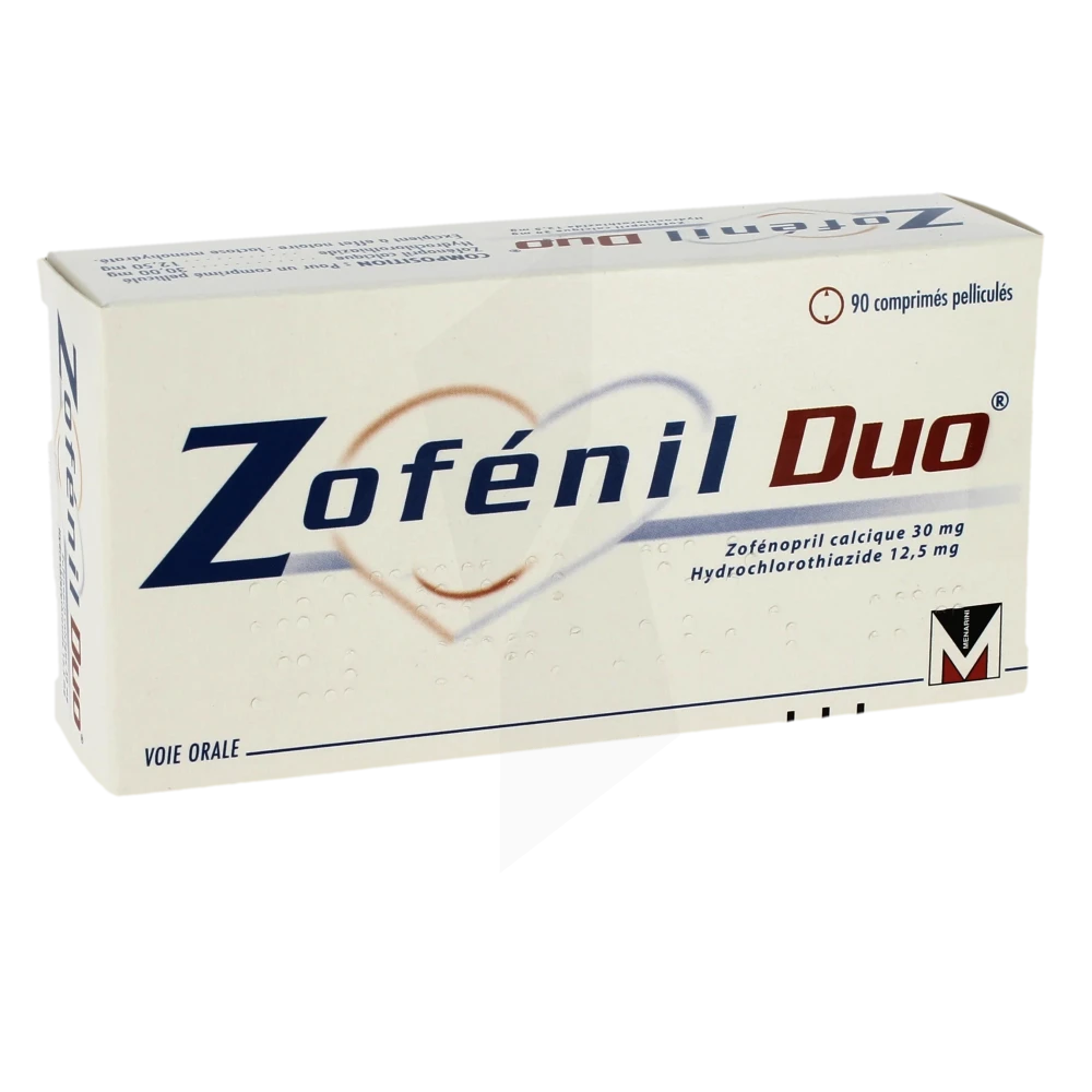 Zofenilduo 30 Mg/12,5 Mg, Comprimé Pelliculé