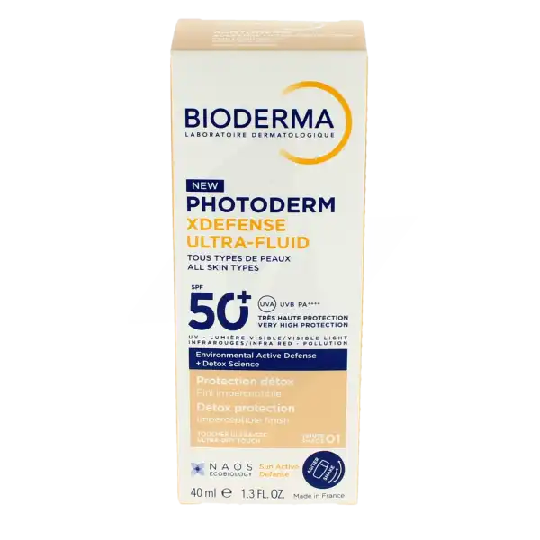 Bioderma Photoderm Xdefense Ultrafluide Spf50+ Cr 01 Fl/40ml