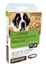 Zoostar Collier Antiparasitaire Répulsif -chien De Plus De 25kg - 75cm
