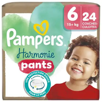 Pampers Couches Culottes Bébés Harmonie Pants +15 Kg Taille 6 Paquet De 24 à Apt