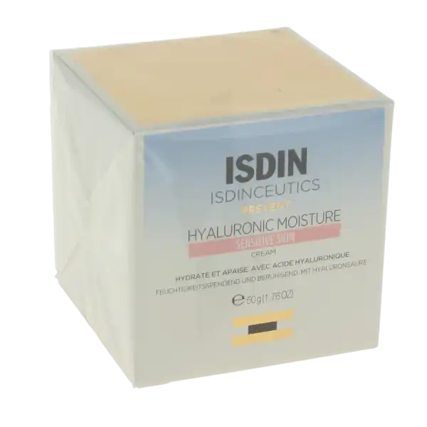 Isdin Hyaluronic Moisture Crème Peaux Sensibles Pot/50g