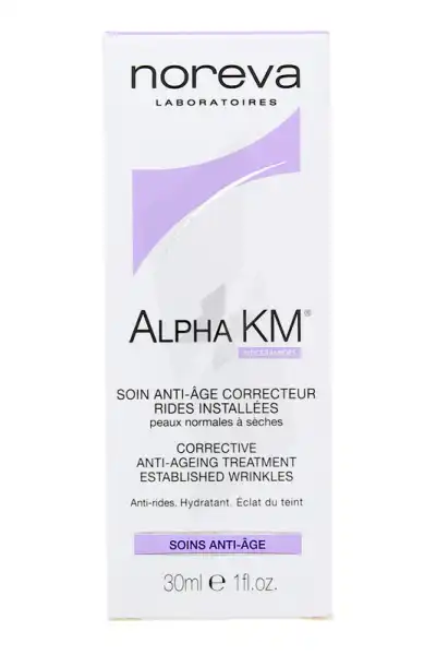 Alpha Km Cr Soin Anti-Âge Peau Norm SÈche Correc Ride IntallÉe Fl Pompe/30ml