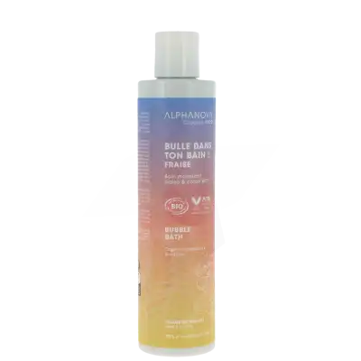 Alphanova Kids Bio &quot;bulle Dans Ton Bain!&quot; Bain Moussant Fraise Flacon De 250 Ml à La Lande-de-Fronsac