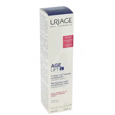 Uriage Age Lift Crème Nuit Lissante Revitalisante Fl Airless/40ml à VILLENEUVE-LOUBET