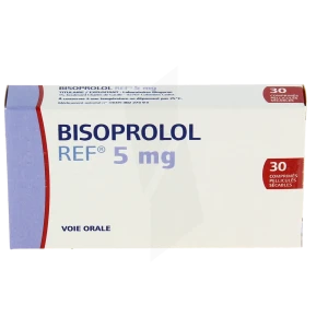 Bisoprolol Ref 5 Mg, Comprimé Pelliculé Sécable