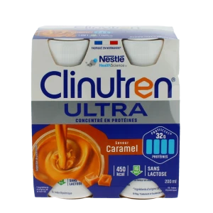 Clinutren Ultra Nutriment Caramel 4 Bouteilles De 200 Ml